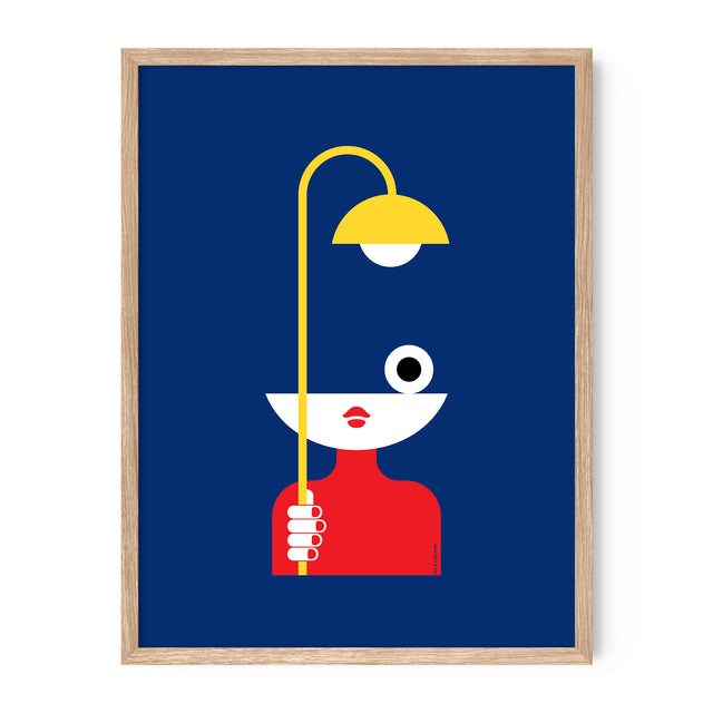 Holding Yellow Lamp - Dreamer