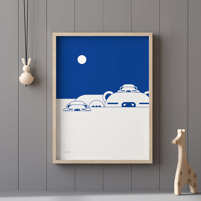 Polar Bear and Cubs