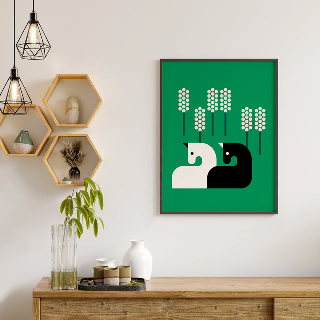 Two Horses Resting
