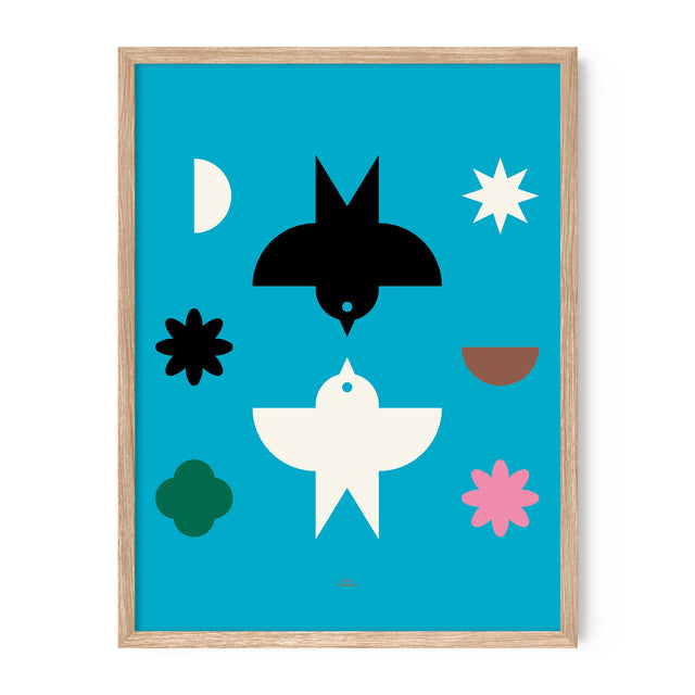 Birds Party - Blue