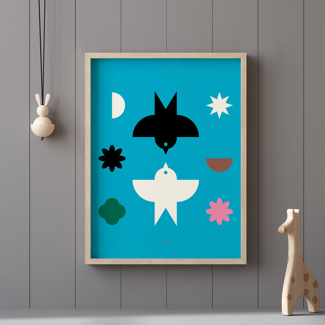 Birds Party - Blue