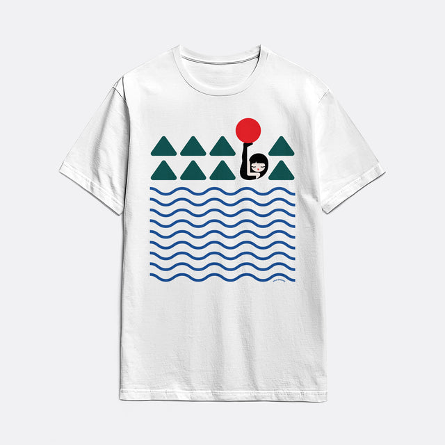 Girl raising Sun Classic Fit T-Shirt