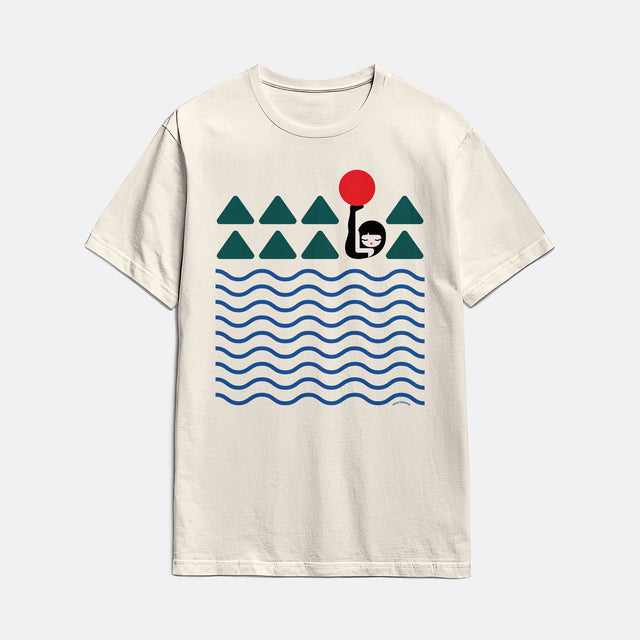 Girl raising Sun Classic Fit T-Shirt