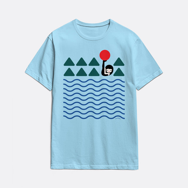 Girl raising Sun Classic Fit T-Shirt