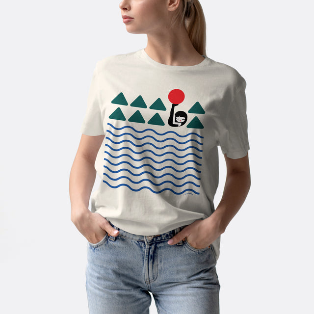 Girl raising Sun Classic Fit T-Shirt