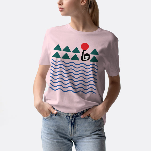 Girl raising Sun Classic Fit T-Shirt