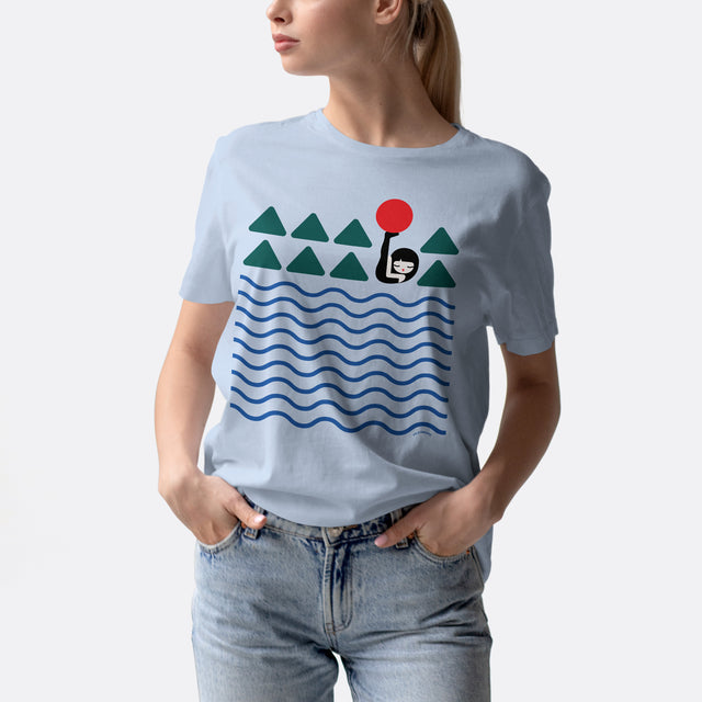 Girl raising Sun Classic Fit T-Shirt