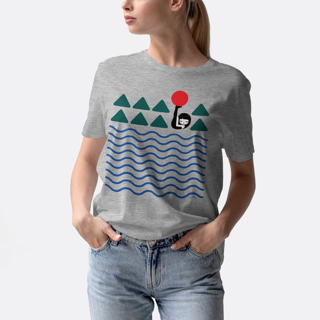 Girl raising Sun Classic Fit T-Shirt