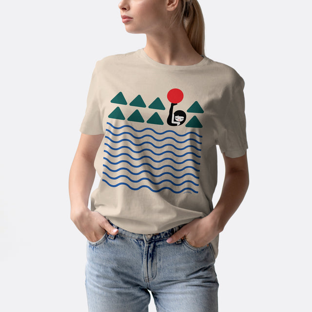 Girl raising Sun Classic Fit T-Shirt