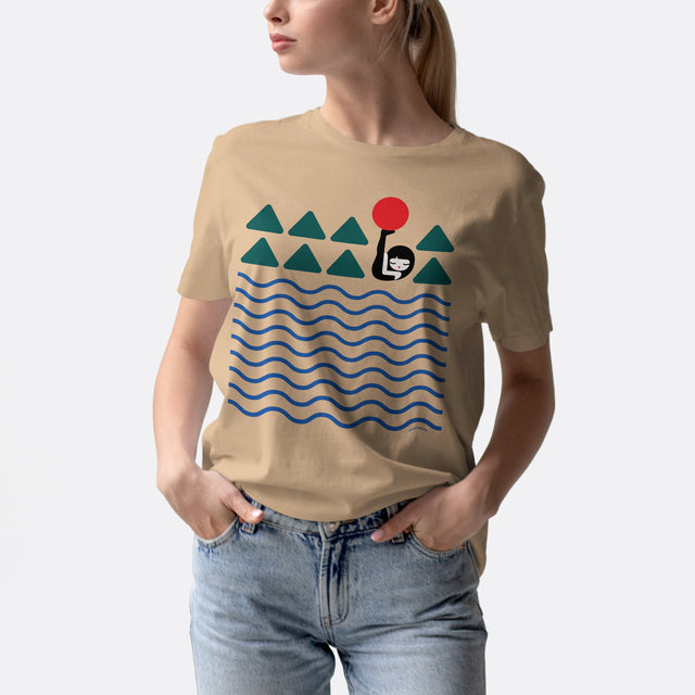 Girl raising Sun Classic Fit T-Shirt