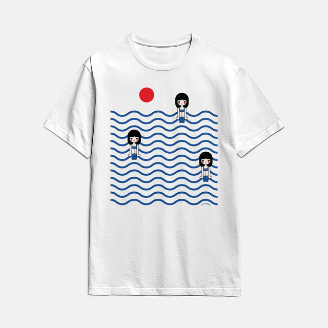 Three Girls in Ocean Classic Fit T-Shirt