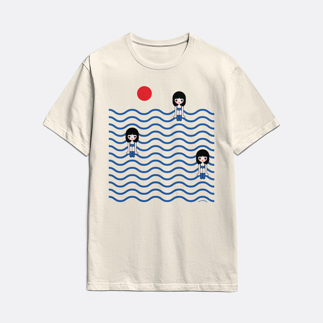 Three Girls in Ocean Classic Fit T-Shirt