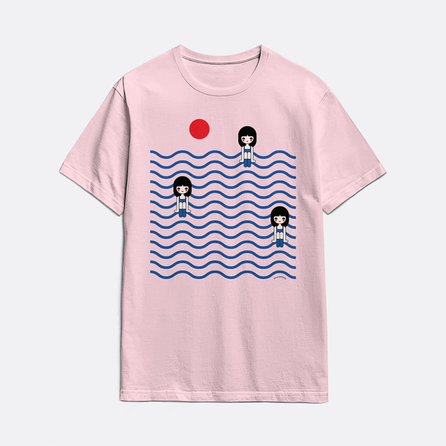 Three Girls in Ocean Classic Fit T-Shirt