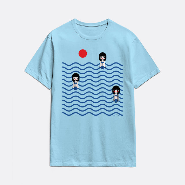 Three Girls in Ocean Classic Fit T-Shirt