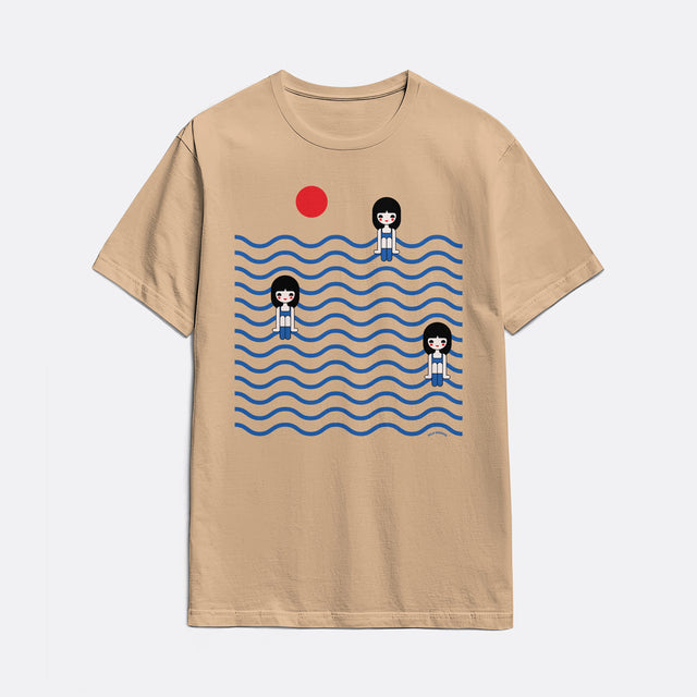 Three Girls in Ocean Classic Fit T-Shirt
