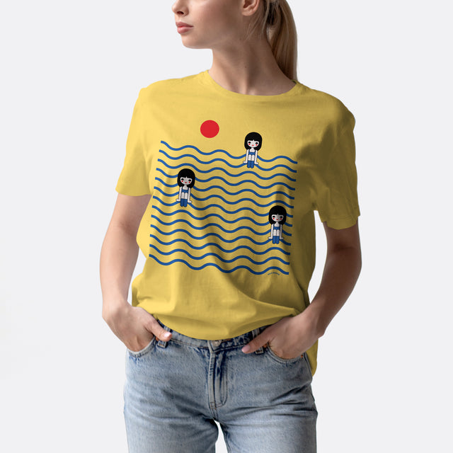 Three Girls in Ocean Classic Fit T-Shirt