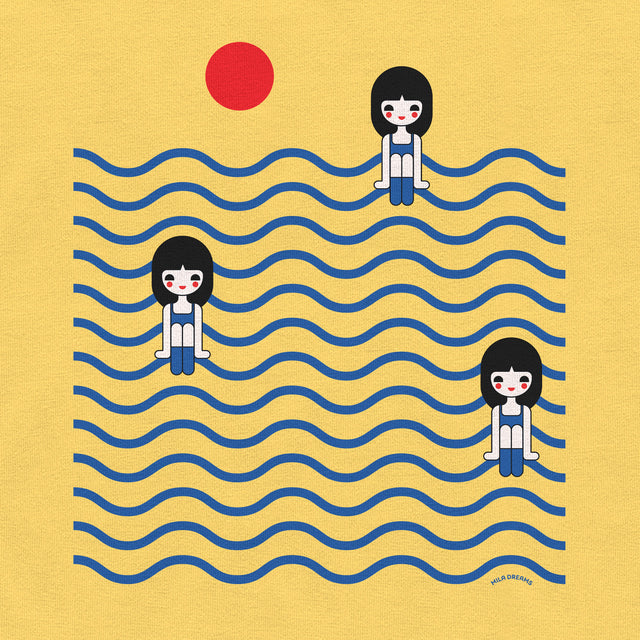 Three Girls in Ocean Classic Fit T-Shirt
