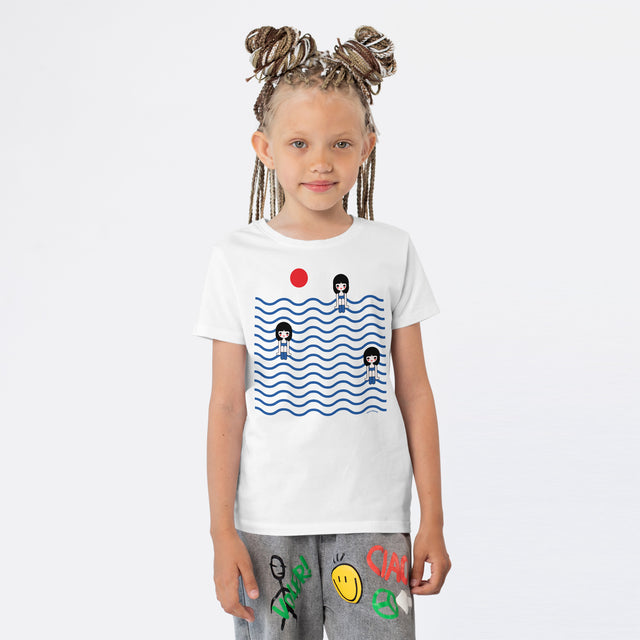 Three Girls in Ocean Youth T-Shirt