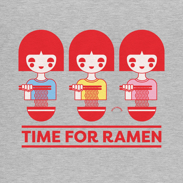 Time For Ramen Red Youth T-Shirt