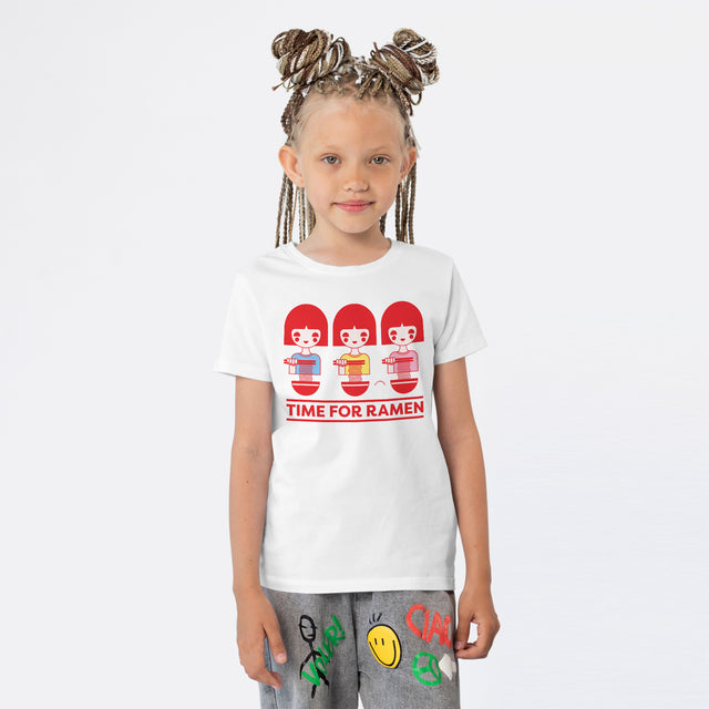 Time For Ramen Red Youth T-Shirt