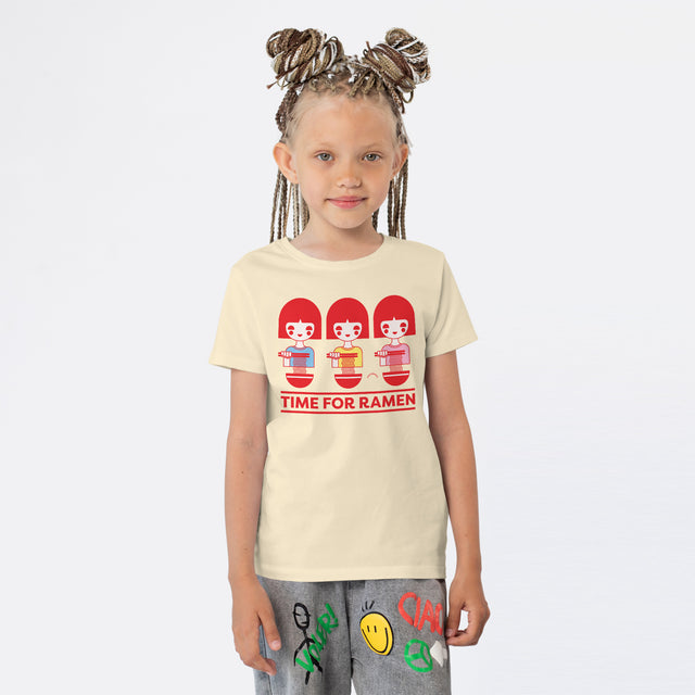 Time For Ramen Red Youth T-Shirt