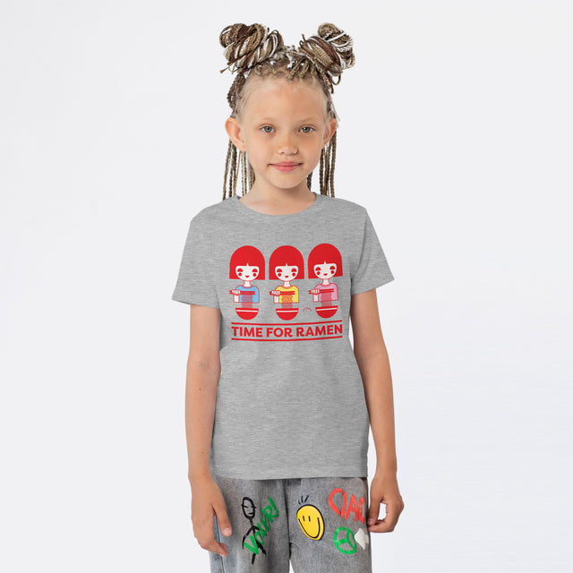 Time For Ramen Red Youth T-Shirt