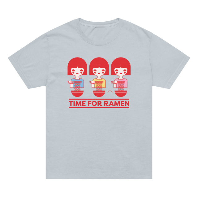 Time for Ramen Red Oversized T-Shirt