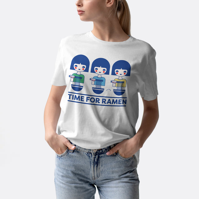Time For Ramen Blue Classic Fit T-Shirt