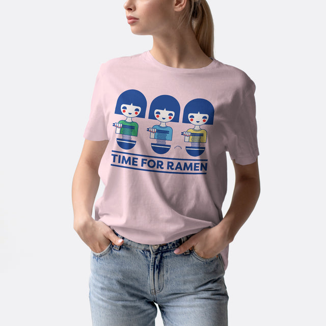Time For Ramen Blue Classic Fit T-Shirt