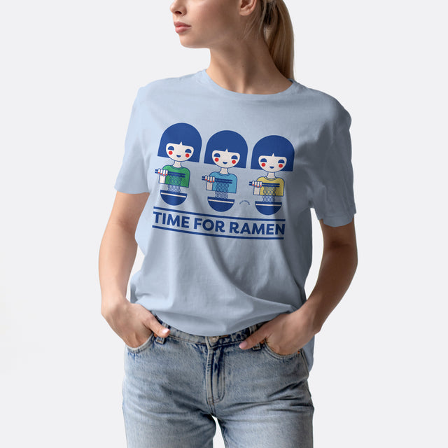 Time For Ramen Blue Classic Fit T-Shirt