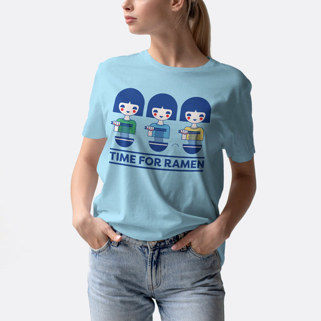 Time For Ramen Blue Classic Fit T-Shirt