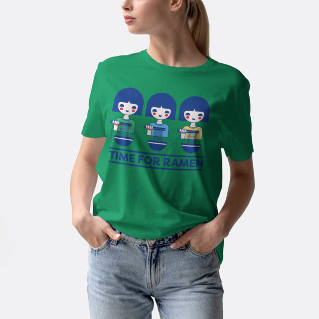 Time For Ramen Blue Classic Fit T-Shirt