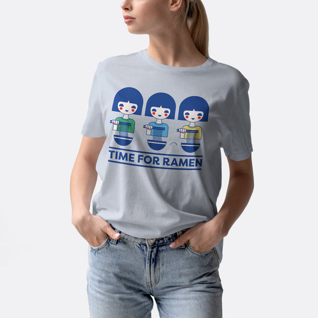 Time For Ramen Blue Classic Fit T-Shirt