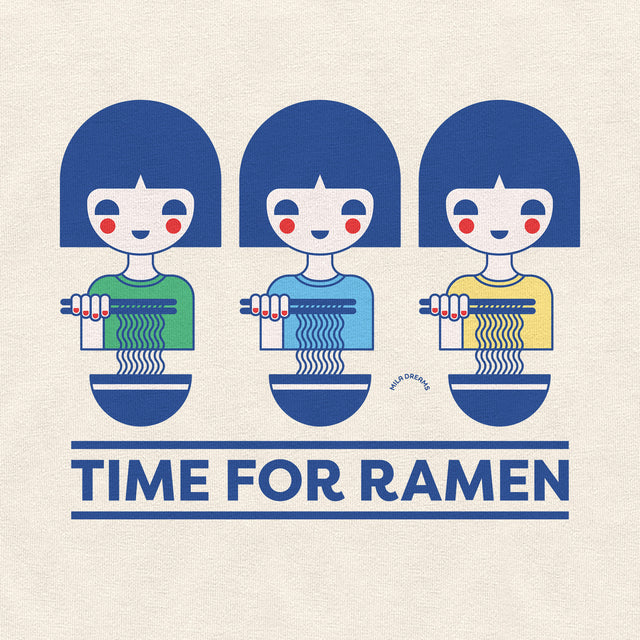 Time For Ramen Blue Classic Fit T-Shirt