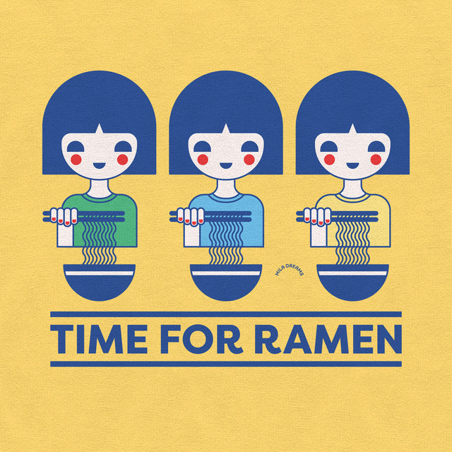 Time For Ramen Blue Classic Fit T-Shirt