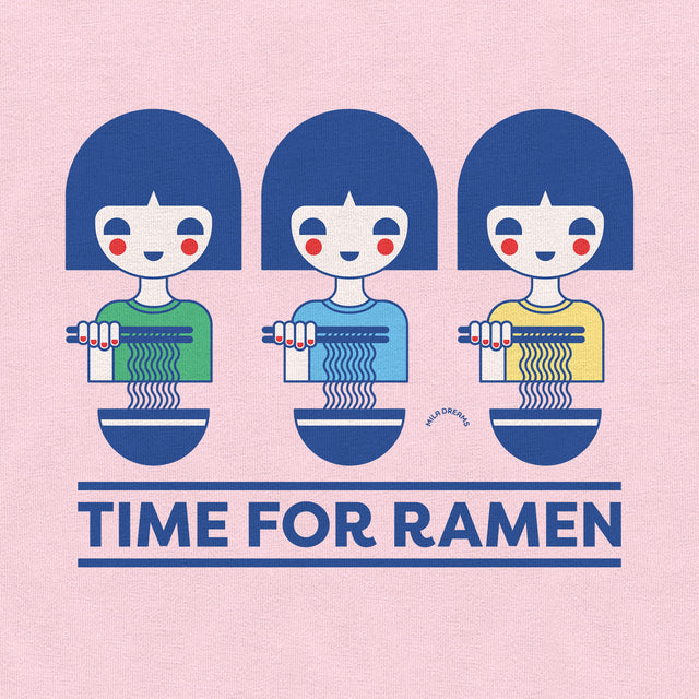 Time For Ramen Blue Classic Fit T-Shirt