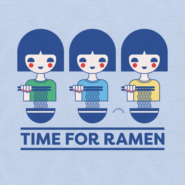 Time For Ramen Blue Classic Fit T-Shirt