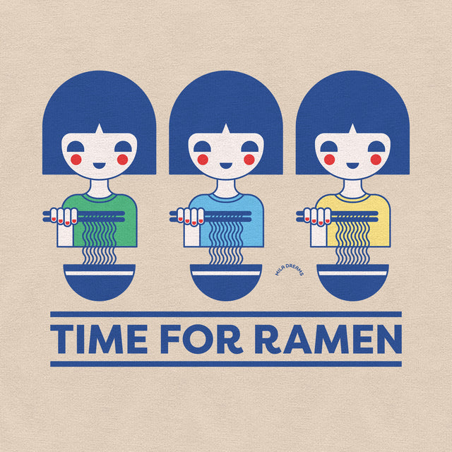 Time For Ramen Blue Classic Fit T-Shirt