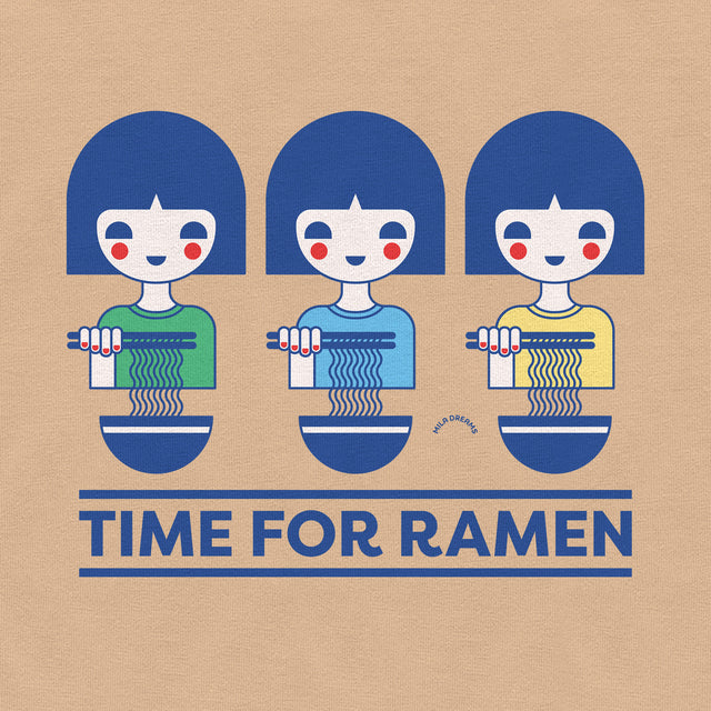 Time For Ramen Blue Classic Fit T-Shirt