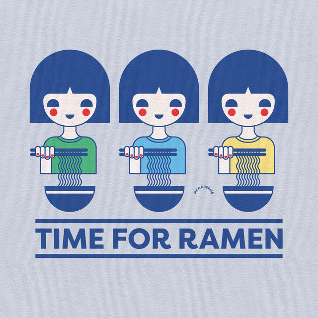 Time For Ramen Blue Classic Fit T-Shirt