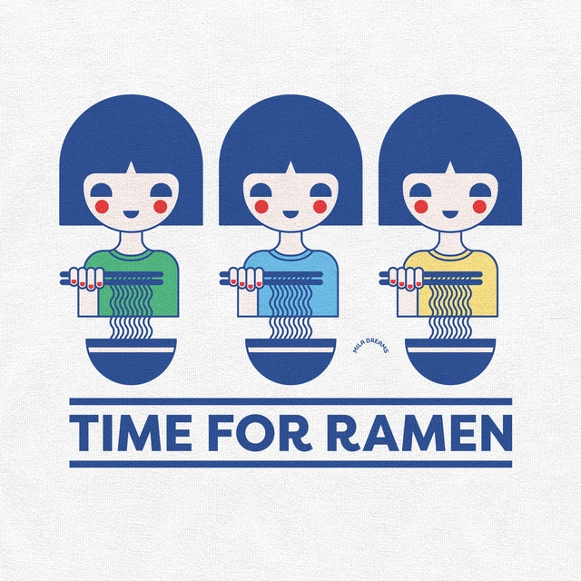 Time For Ramen Blue Youth T-Shirt