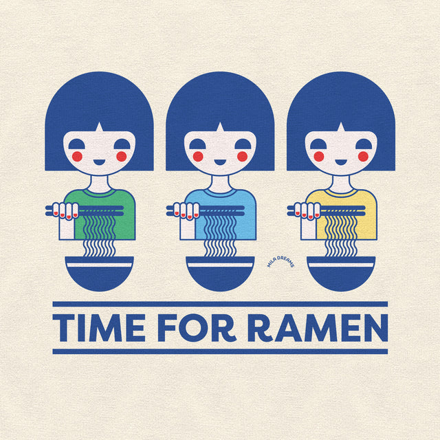 Time For Ramen Blue Youth T-Shirt