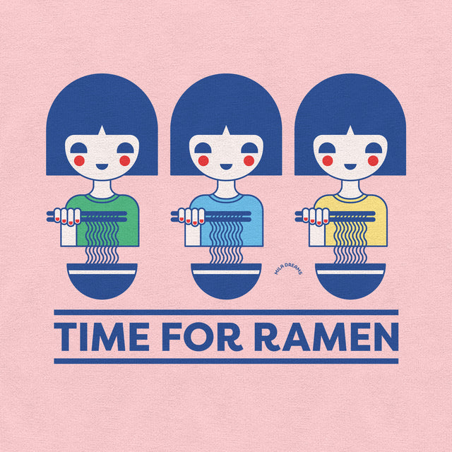 Time For Ramen Blue Youth T-Shirt