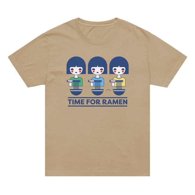 Time for Ramen Blue Oversized T-Shirt