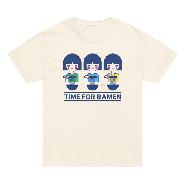 Time for Ramen Blue Oversized T-Shirt