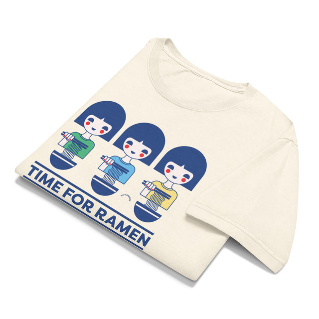 Time for Ramen Blue Oversized T-Shirt