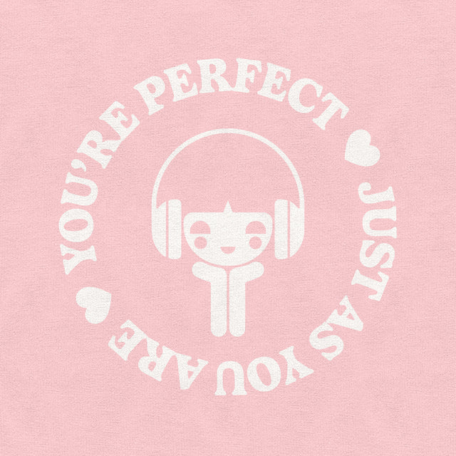 You're Perfect White Graphic Youth T-Shirt