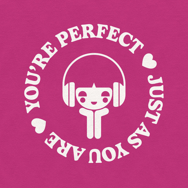 You're Perfect White Graphic Youth T-Shirt