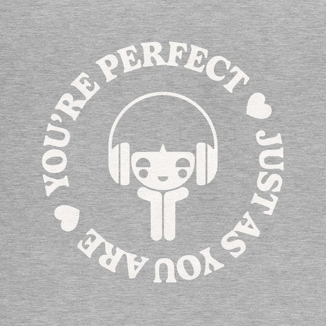 You're Perfect White Graphic Youth T-Shirt