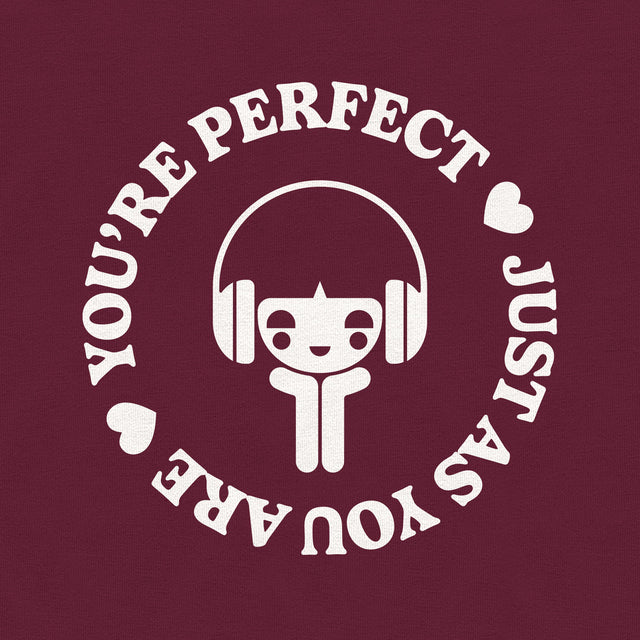 You're Perfect White Graphic Youth T-Shirt